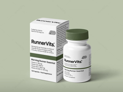A High-Converting Amazon Supplement Label Design and 3D Mockup