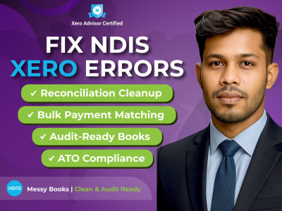 NDIS bookkeeping, Xero reconciliation and GST compliance (Australia)