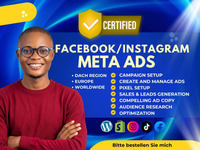 Your german facebook ads campaign, marketing instagram fb meta