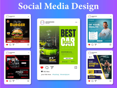 Social media post & ad design | Facebook | Instagram | Linkedin | Canva |