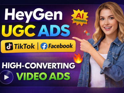 Create high-converting HeyGen AI UGC video ads for TikTok & Facebook