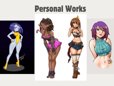 Character Illustrations for you comic, game, card art, or dnd world