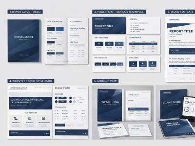 Modern, Clean Design System for Reports & Presentations