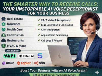 AI Voice Agent on VAPI & Retell | Booking, CRM, GHL Automation & Follow Ups