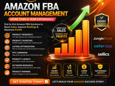 Amazon Product Research, Amazon FBA, Amazon PPC, Amazon PL Product Launch