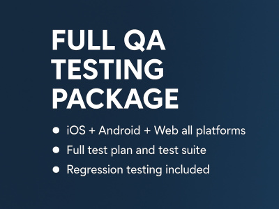 Complete Manual QA Testing — Web, Mobile & Games | iOS & Android