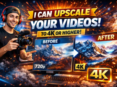 Upscale and Enhance any video