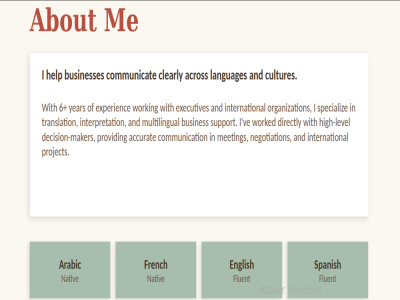 Virtual Executive Assistant arabic/english/french