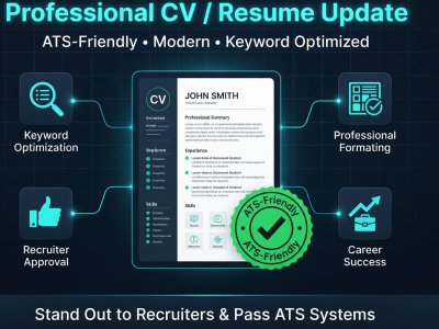 Professional CV / Resume Rewrite – ATS-Friendly & Keyword Optimized