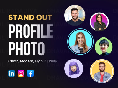 Professional Profile Picture & Headshot Retouch for LinkedIn, FB, Instagram