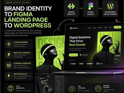 Brand identity + landing page design | The complete startup launch package