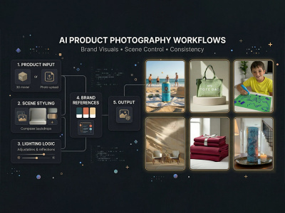 An AI product photography workflow for your brand and product visuals