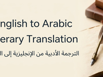 Professional English to Arabic Literary Translation