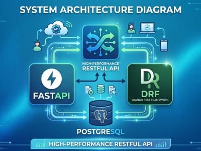 A high-performance RESTful API using FastAPI and DRF and PostgreSQL ...