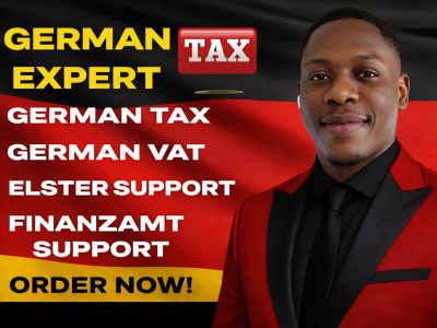 German tax return, vat, income tax, corporate tax, bookkeeping for business