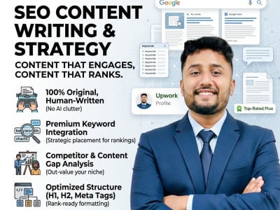 High-quality SEO content/Blog that ranks and drives organic traffic
