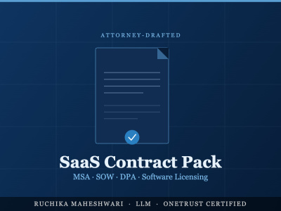 SaaS Contract Pack — Drafted & Ready to Sign