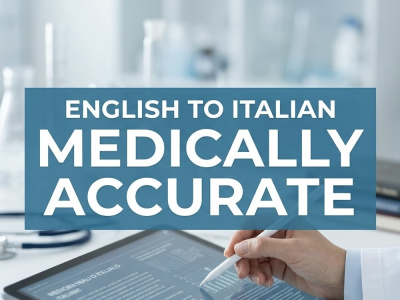 Professional English to Italian Medical & Scientific Translation