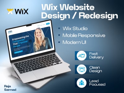 Wix Website Redesign | Wix Landing Page | Wix Developer