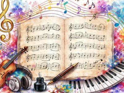 High-quality musical transcriptions synchronized with video content.