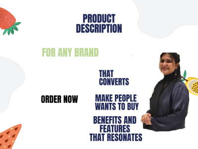 High coverting Product Description sales copywriting for any brand