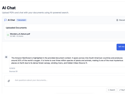 A smart AI chatbot that understands your business data