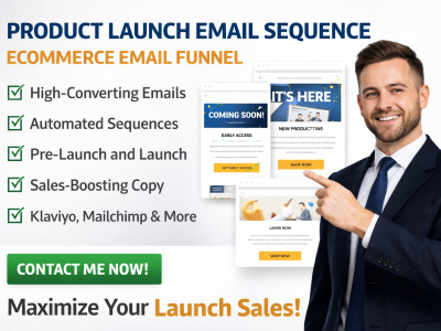 Product launch email sequence ecommerce email funnel