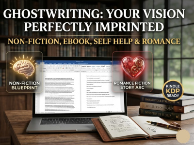 Ghostwriting Professional Non-Fiction Self-Help & Romance Manuscripts