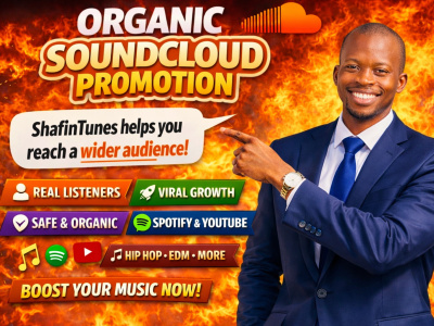 Organic SoundCloud promotion and increase your plays and followers