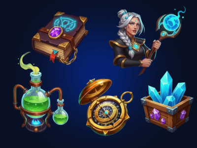 High-Quality 2D Game Assets | UI Design, Props, & Icons for Mobile/PC