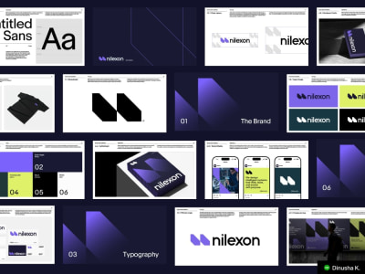 A Modern Brand Guidelines, Logo & Visual Identity - Streamlined