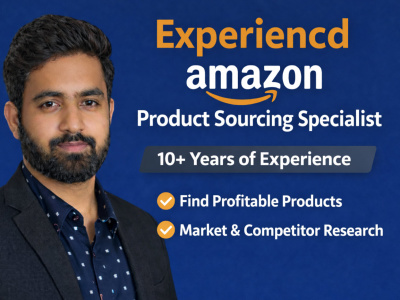 Amazon Product Sourcing Specialist - Find Profitable Products Efficiently