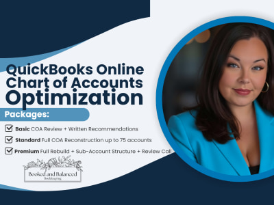 A reconstructed QuickBooks Online Chart of Accounts for tax-ready books