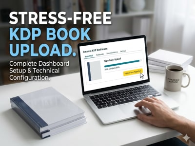Amazon KDP Book Upload, Dashboard Setup, and Technical Configuration