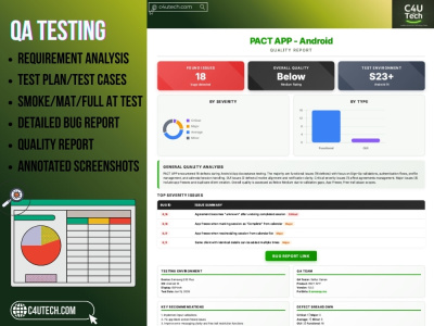 Manual QA Testing | Website Testing | Mobile App Testing with Documentation