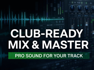 Your Track Into a Professional, Club-Ready Release (Mix & Master)