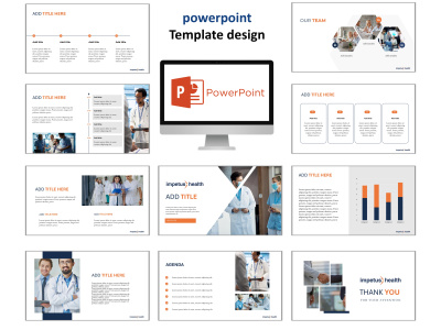 Modern PowerPoint template and google slide template