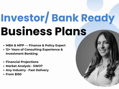 Investor-Ready Business Plan | Strategy, Financials & Market Analysis