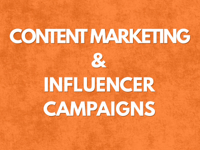 Content Marketing & Influencer Campaigns