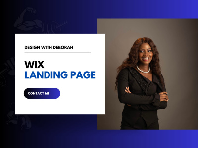 Wix Landing Page Wix Website Wix design Wix redesign