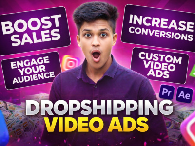 ShopifyFacebook ads or TikTok video ads for Dropshipping and E-commerce