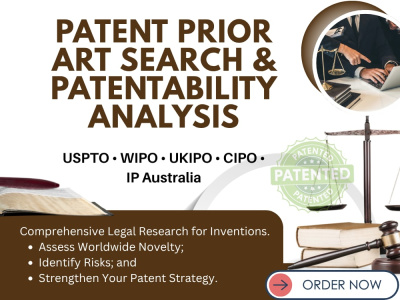 Patent Prior Art Search & Patentability Analysis Report by Patent Attorney