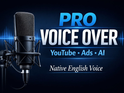 Premium British Voice Over Artist YouTube, Commercial & AI Voice Specialist