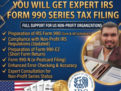 US NonProfit tax return E-filing IRS Form 990