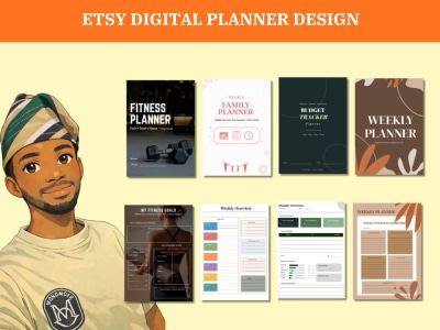 Custom Etsy digital planner tailored to your niche and audience