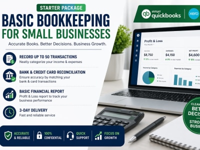 Accurate bookkeeping for your e-commerce and financial business