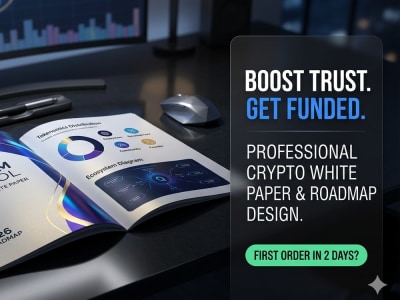 Design a premium white paper to get your crypto project investor ready