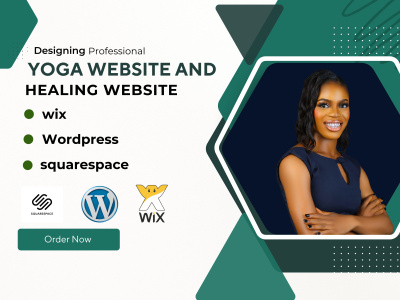 Squarespace yoga website, healing and wellness website, soul healing site