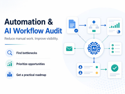 I will audit your business processes for automation and AI opportunities