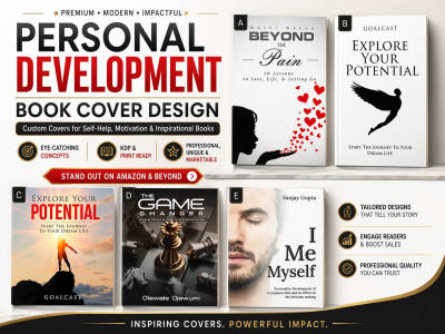 Business or personal development book cover ebook cover paperback for KDP